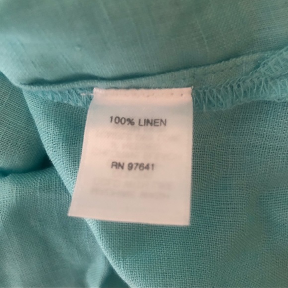 J.Jill Linen Collared button front Tunic M - Picture 11 of 11